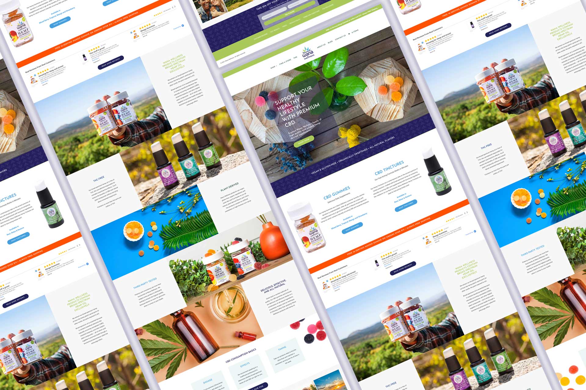 Cannabis Brand Website Design, Development, and Maintenance Hybrid