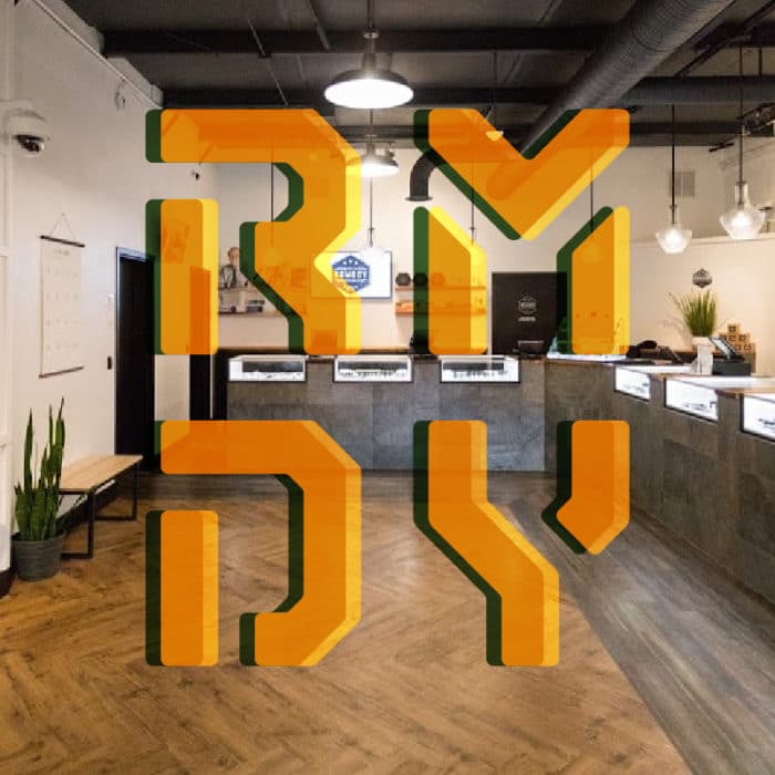 RMDY logo overlay on maryland dispensary