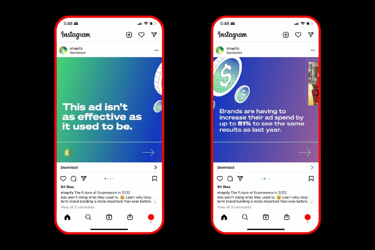 Shopify Instagram Account