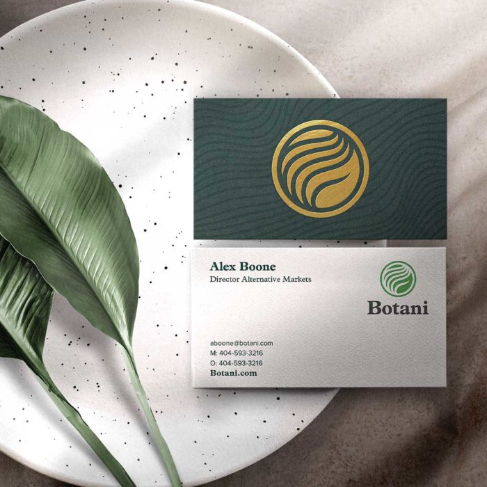 Botani Business Card Design