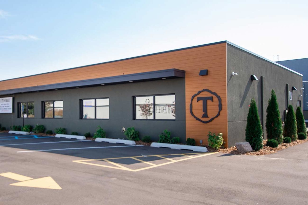 Timber Cannabis Retail Design - Exterior Building Signge