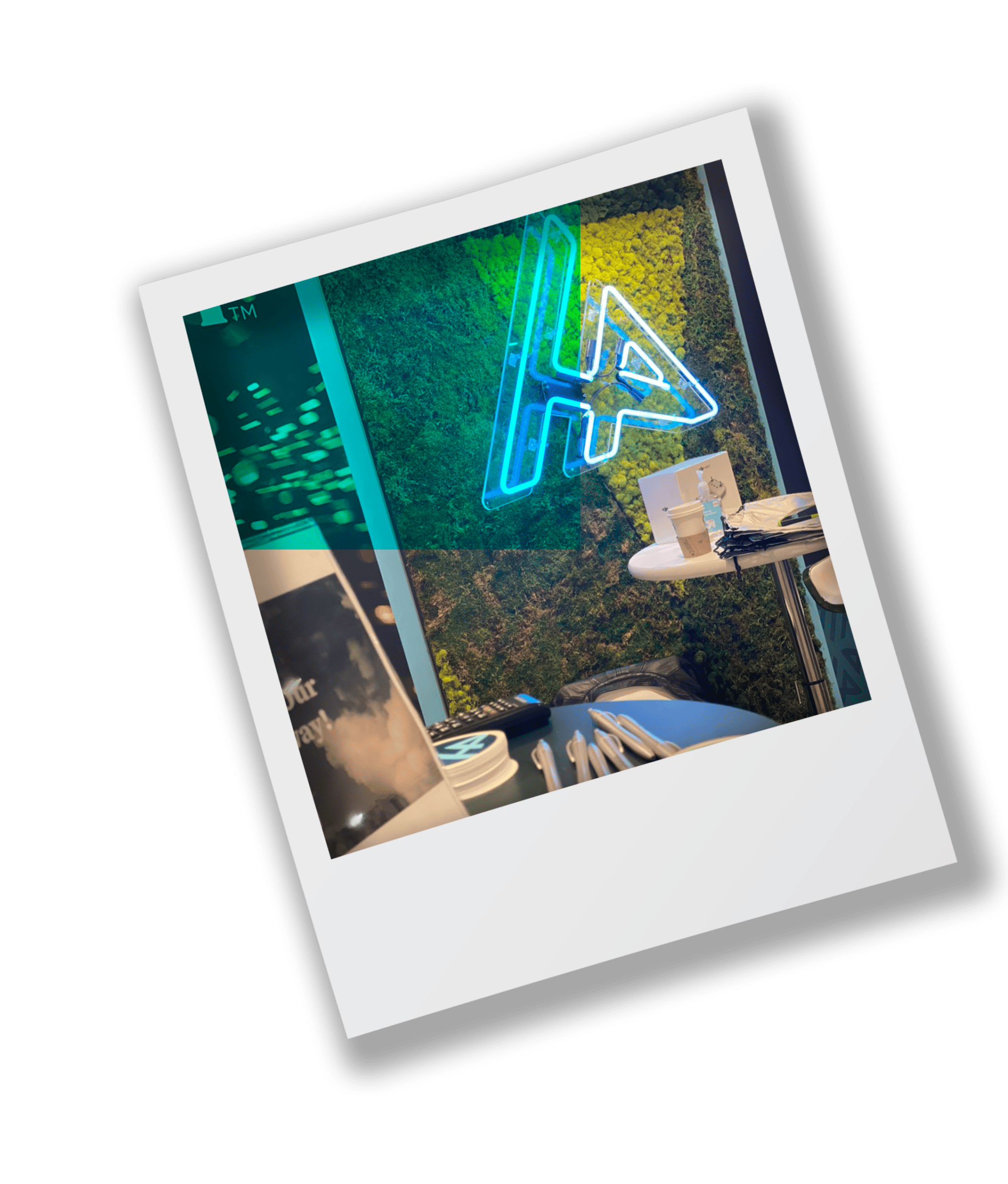 Polaroid picture of Highpoint by Worthington Industries MJBizCon Booth