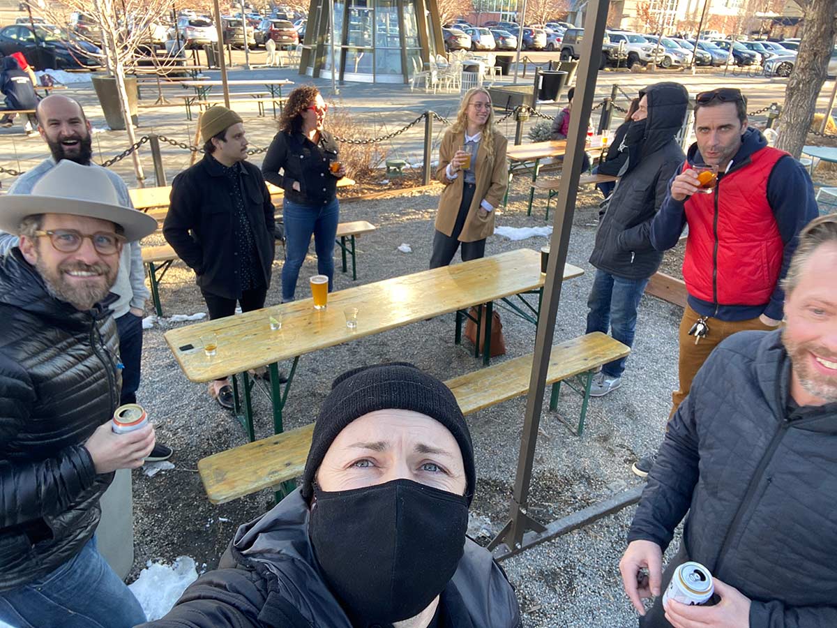 Hybrid Marketing Co. team at the annual kickoff 2021