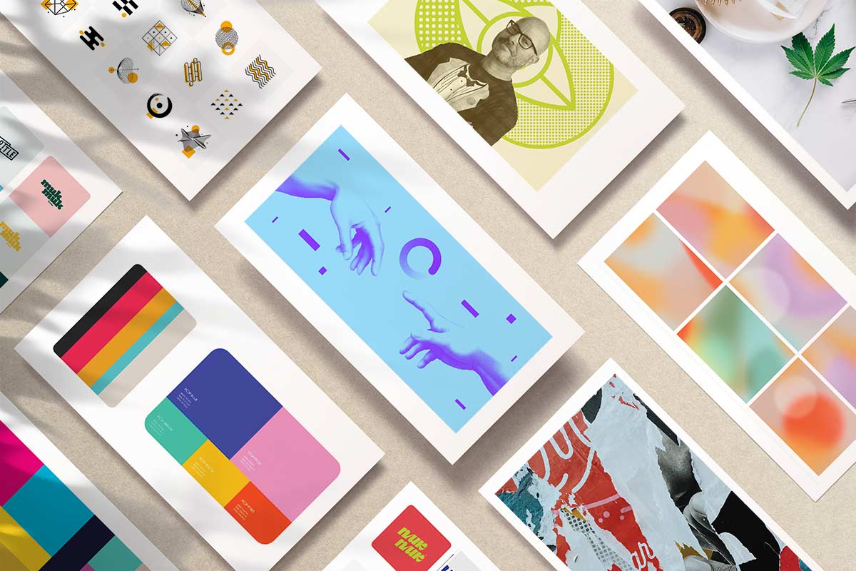 Hybrid Marketing Co moodboards