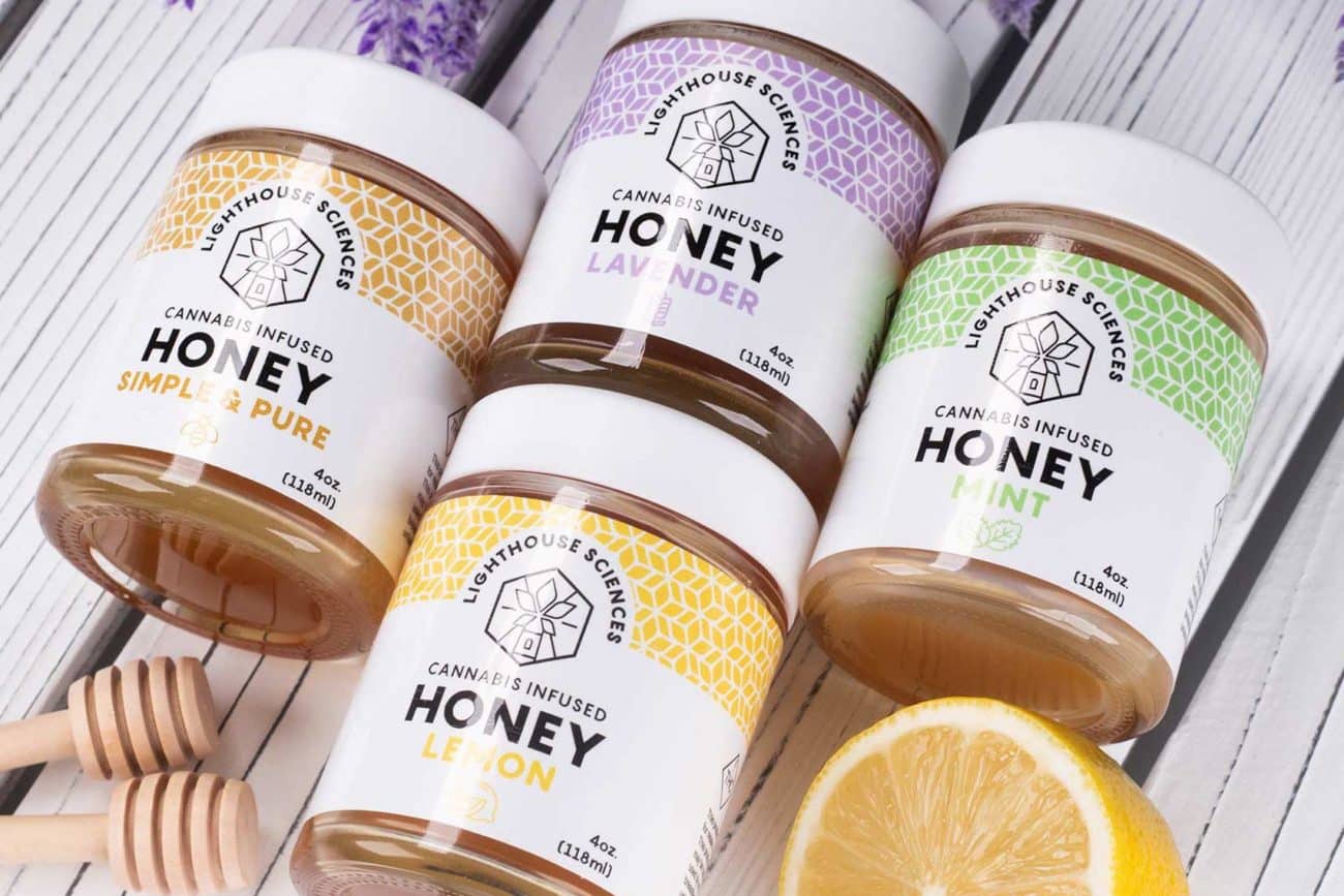 Lighthouse Sciences Cannabis Infused Honey Product Shot