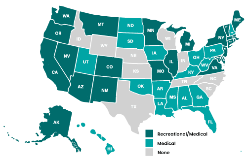 Cannabis Legalization Map