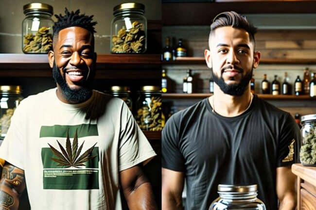 Two Budtenders at dispensaries