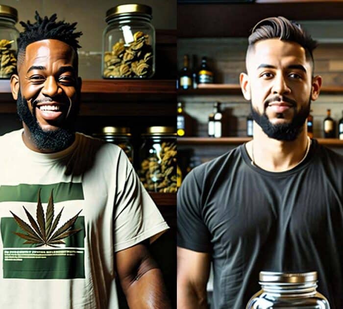 Two Budtenders at dispensaries