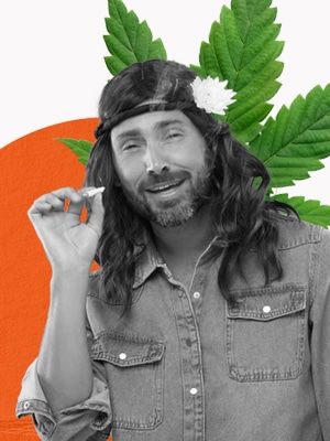 An idea of what an Old School Weed Smoker Looked like