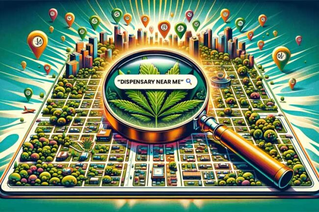 concept of dispensary near me search