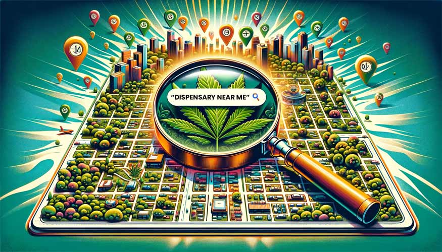 concept of dispensary near me search