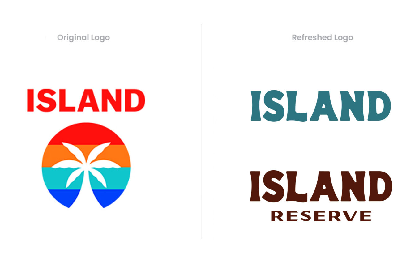 Cannabis Re-Branding of Island Logo