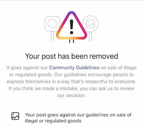 post-removed Instagram Post Removed: Your Post has been Removed